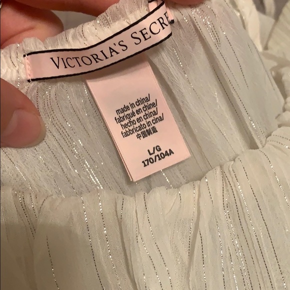 SOLD! LAST CHANCE! VS Shimmery Sheer Top - Picture 5 of 6